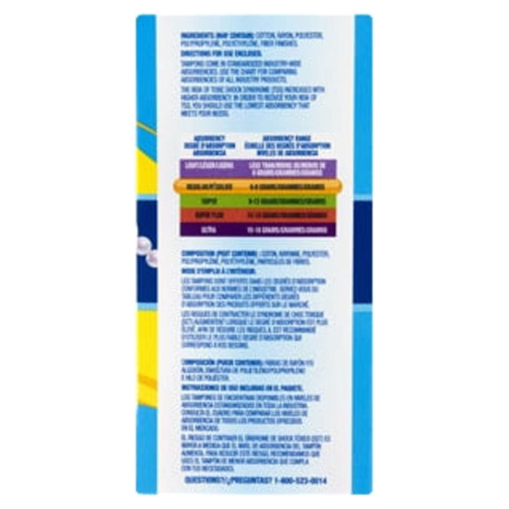 Tampax Pearl Unscented Regular 40ct