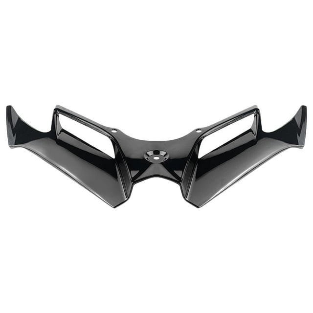 Embellecedor aerodinámico para alerón delantero de motocicleta, elegante y compatible con Yamaha Nmax155. Negro