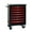 Black-Red-Steel-3, variant on 6 Drawers Multifunctional Tool Cart with Wheels,Metal Rolling Tool Cart Storage for Garage Workshop Warehouse Repair Shop--With Stainless Steel Roof- Red&Black