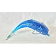 thumbnail image 1 of Figurine en Verre Dauphins Bleus, 1 of 1