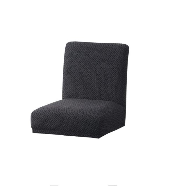 Funda para Silla para Funda para Silla de Funda Integrada Funda para Taburete Universal Funda para Asiento Funda para Silla Elástica Negro Soledad Cubierta de asiento
