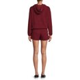 thumbnail image 3 of No Boundaries Juniors Teddy Hoodie and Shorts Lounge Set, 2-Piece, 3 of 5