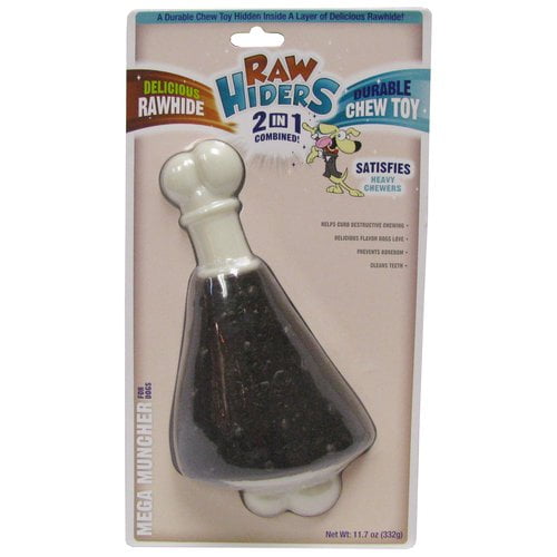 Rawhiders Turkey Leg Rawhide Dog Toy