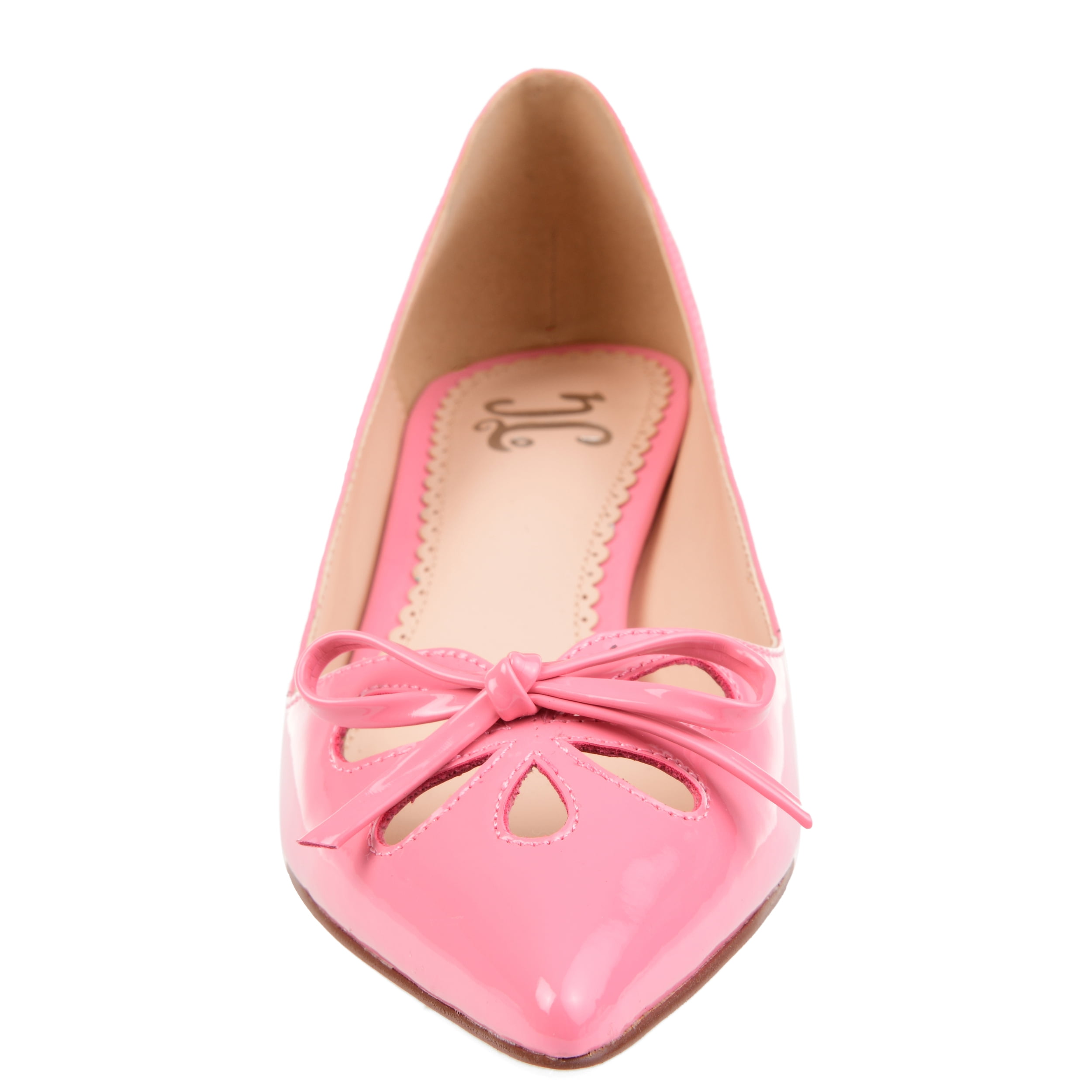 Journee Womens Lutana Pointed Toe Kitten Heel Pumps, Widths Available