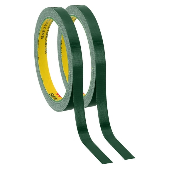 0.4"x0.01" Bookbinding Tape, 2 Roll 11 Yard Cloth Bookbinding Repair Tape Book Binding Tape Self Adhesive for Repairing Old Books, Green