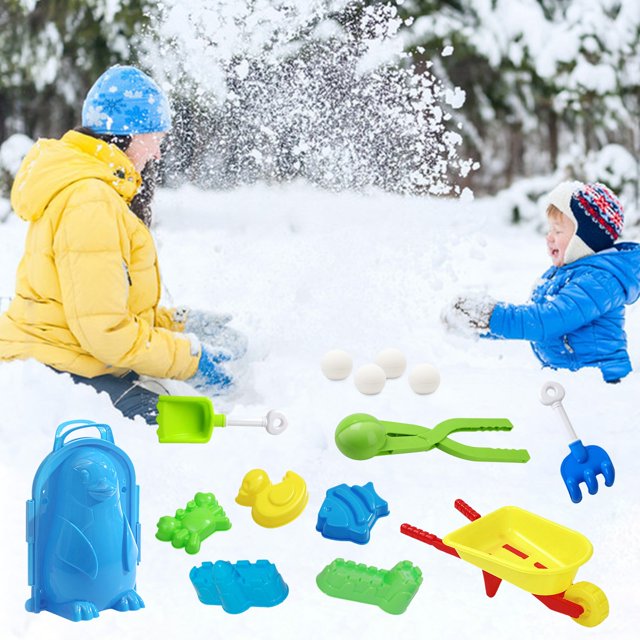 10 UNIDS Snow Snowball Maker Clip Maker Animal Shaped Castle Snow Sand Mold Tool Winter Snow Toys Kit Wmkox8yii shdjk6562