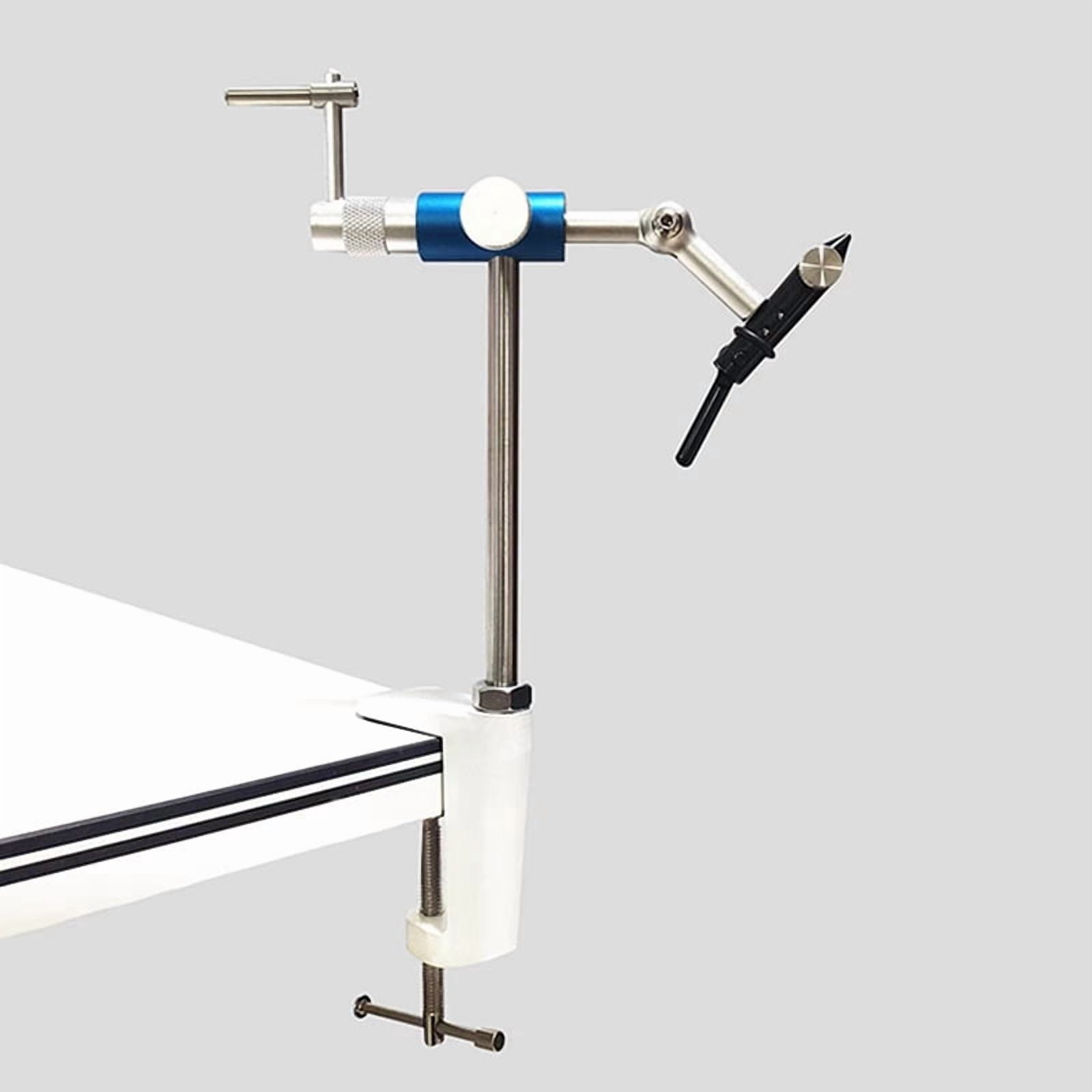 Fly Tying Vise for Fishing Rotary Adjustable Alloy DIY Lure Maker Lure Maker Files Tying Tool Desktop Fly Tying Vise