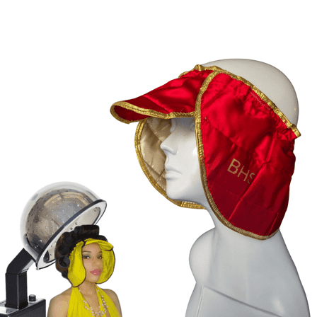 Hairdryer Beauty Heat Shield Complete Protection from Hot Hair Dryers and Hair Steamers (Cherry Red)