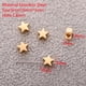 thumbnail image 1 of Cuentas de trébol de la suerte de acero inoxidable, 5 piezas, forma de corazón, estrella, amor, cuentas sueltas chapadas en oro, hallazgos para hacer joyas DIY, 1 of 4