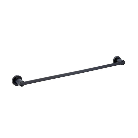 Design House 582668 Eastport Contemporary 24-inch Towel Bar for Bathroom Bedroom Closet or Kitchen Matte Black