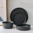 thumbnail image 3 of Stone Lain Celina Stoneware 16 Piece Dinnerware Set, Service for 4, Gray Matte, 3 of 7