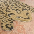 thumbnail image 3 of Crane Baby Safari Nursery Décor, Wool Floor Rug for Boys and Girls, Leopard Shape, 23" x 36", 3 of 5