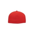 thumbnail image 2 of Stretchable Wool Blend Flat Visor Pro Style Cap, Red Small/Medium, 2 of 2