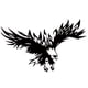 thumbnail image 1 of Calcomanías para autos Calcomanías para autos en forma de águila Calcomanías para autos / camio Carevas  Etiqueta engomada de la decoración, 1 of 7