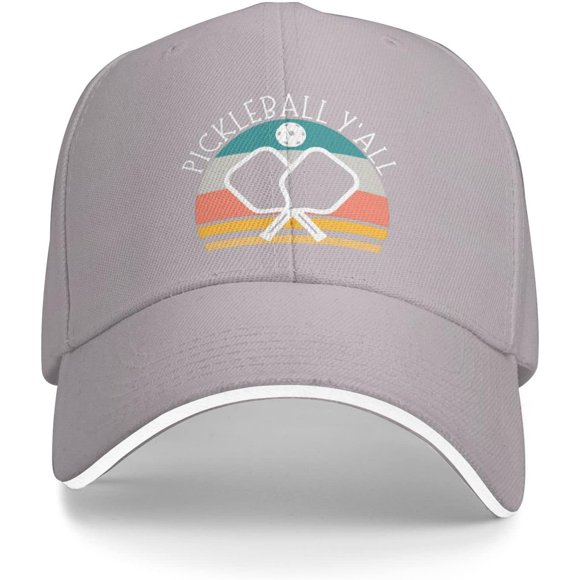 Chapeau pour Amatrices de Pickleball, Casquette de Baseball pour Femmes, Casquette Graphique