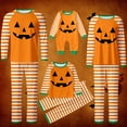 thumbnail image 2 of Shadoumai 2026 Halloween Family Matching Pajamas Sets Ghost Pumpkin Print Long Sleeve Top & Pants Two Piece Set Sleepwear Pjs, 2 of 5