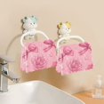 thumbnail image 6 of 6PCS Dish Towels and Dish Cloths Reuseable Dishcloths Sets for Washing Dishes, Cooking, Baking Size 11" x 11" Roses and Bows Pattern, 6 of 9