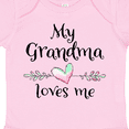 thumbnail image 4 of Inktastic My Grandma Loves Me Heart Grandchild Boys or Girls Baby Bodysuit, 4 of 5