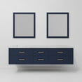 thumbnail image 5 of Tuckerton 72 in W x 22 in D Blue Double Bath Vanity, Carrara Marble Top and 34 in Mirrors, 5 of 11