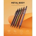 thumbnail image 2 of Four Candies Metal Mechanical Pencils 0.7mm, with #2 Pencil Leads 0.7, Eraser Set and Eraser Refills, 19-Count Pack with Case, for Writing, Drawing, 2 of 6