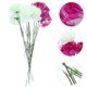 thumbnail image 3 of FELTECHELECTR 10 piezas de clavel artificial de seda de una sola rama, accesorio de fotografía para ramo, decoración del hogar y la oficina, regalo del Día de la Madre, 3 of 7