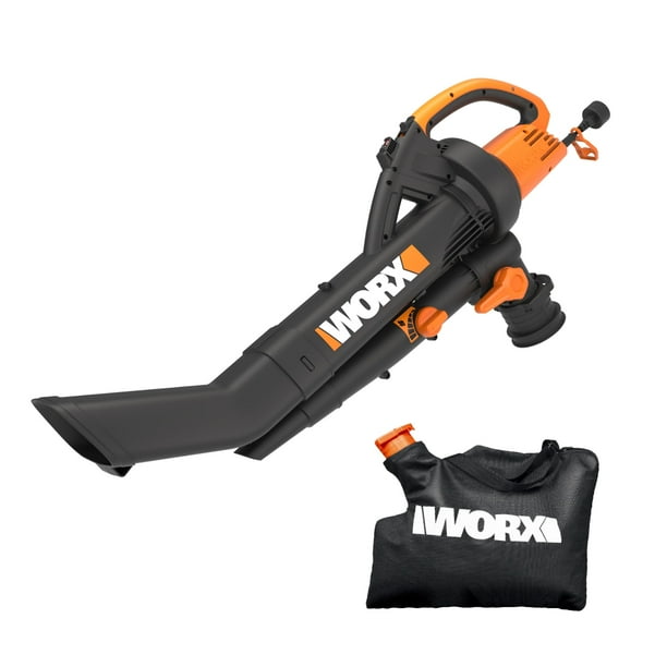 Sopladora/aspiradora/desbrozadora WORX WG505 12A con impulsor metálico