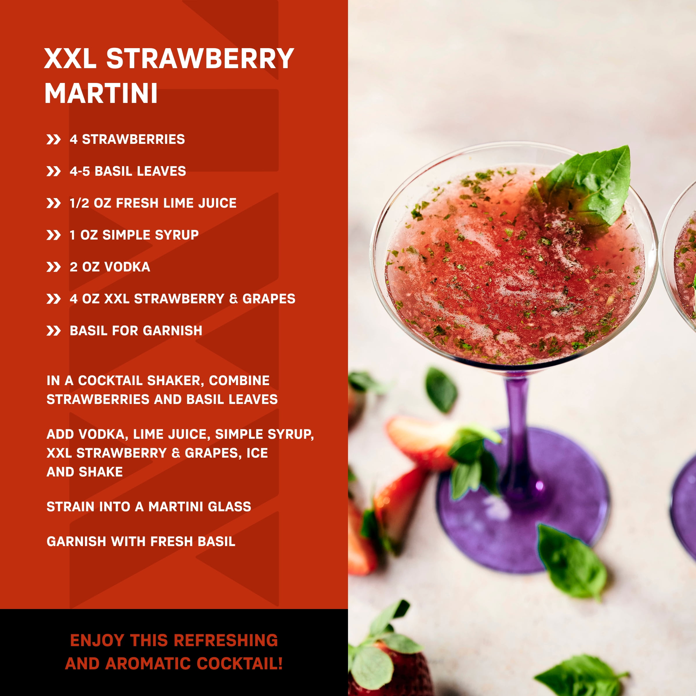 XXL Strawberry & Grapes Moscato, 750 mL Glass Bottle, 16% ABV