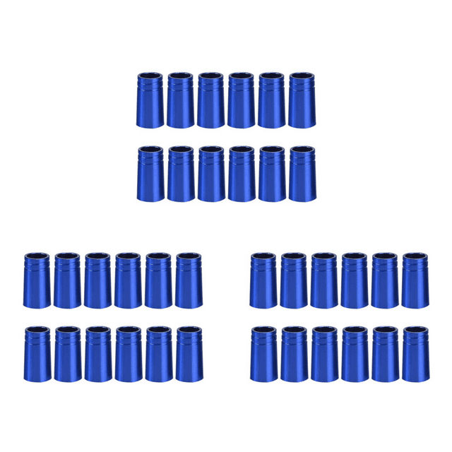 36Pcs Golf Ferrules .370 Aluminum 25mm for Irons Shafts Golf Club Accessories