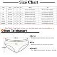 thumbnail image 7 of ATOYSOY Women's Solid Panty Classic Briefs Girls Comfy Underpants Stretchy Plus Size Hip Lifting Cotton Panties, 5 Pack Multipack Shapewear Control Briefs Seamless for Ladies XXL, 7 of 7