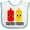 White/Blue, variant on Inktastic Ketchup and Mustard Gift Boys or Girls Baby Bib