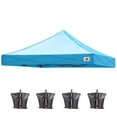 thumbnail image 1 of Tapa de toldo de repuesto ABCCANOPY, 10 x 10 cm, azul cielo, impermeable, 1 of 6