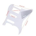 thumbnail image 4 of SIEYIO Electric Guitar Pickguard 3-Ply Anti-Scratch Plate for FD ST S-S-Double Parts Wh, 4 of 8