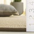 thumbnail image 3 of Safavieh Natural Fiber Jovana Solid Area Rug, Maize/Linen, 6' x 8' Oval, 3 of 9