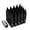 Black, variant on J2 Engineering LN-T7-016-15-GD J2 Engineering 7075 -T6 Forged Aluminum M12X1.5 20Pcs 107mm Height Spiky Cap Lug Nut Set w / Socket Adapter (Gold)