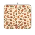 thumbnail image 4 of Iauyy Dish Drying Mat for Kitchen Counter, Super Absorbent & Hanging 16x18 / 18x24 Inch (S/M) Illustration Of Cookie House, 4 of 8
