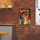 thumbnail image 3 of Hogar resistente a la intemperie Retro Chic dibujos animados signo hierro pintura pared dibujo plantillas Tmvgtek Para estrenar, 3 of 9