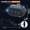 thumbnail image 4 of Audífonos Bluetooth 5.0 Edr Para Casco Con Micrófono, 4 of 5
