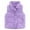 Purple, variant on Krdevn Girls Quilted Vest Winter Warm Padded Sleeveless Jacket Outerwear for Toddlers and Kids Cozy Soft Windproof Cold Weather Apparel,Size:5-6 Years