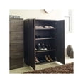 thumbnail image 4 of Klair Living Luka 5-Shelf Farmhouse Wood Shoe Cabinet in Rustic Gray, 4 of 4