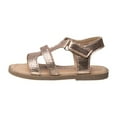 thumbnail image 2 of Laura Ashley Girl Glitter Open Toe Toddler Strappy Sandals, Gold, 10, 2 of 7