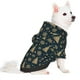 thumbnail image 2 of Fotbe Gold Snowflake Christmas Tree Sudadera con Estampado para Perros Pequeños – Suéter con Capucha para Mascotas, Tela Suave de Forro Polar con Bolsillo-Large, 2 of 7