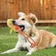 thumbnail image 4 of Juguetes para perros que les gusta masticar Juguetes para mascotas Squeaky Frog Rope Toys Juguetes trenzados para perros pequeños y medianos, 4 of 6