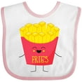 thumbnail image 3 of Inktastic Cute Kawaii French Fries Boys or Girls Baby Bib, 3 of 4