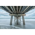 thumbnail image 2 of Tilley, Rob 32x23 White Modern Wood Framed Museum Art Print Titled - Florida-Naples-Naples Pier, 2 of 4