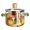 GN1, variant on Heat- Borosilicate Glass Stovetop Cooking Pot with Lid for Simmering Soup Milk Pasta and Porridge Easy Clean Transparent Cookware