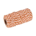 thumbnail image 1 of Unique Bargains Twine Packing String Wrapping Cotton Twine 100M Orange and White Rope for Gift Wrapping Twine, 1 of 1