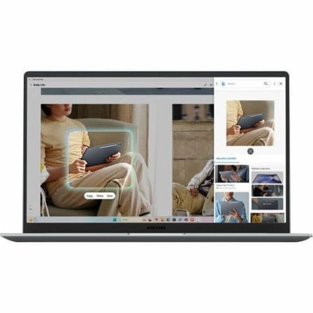 Samsung Galaxy Book5 NP754XHD-KB2US 15.6" Notebook, Full HD, Intel Core Ultra 5 255U, 16 GB, 256 GB SSD, Silver