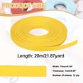 thumbnail image 2 of Uxcell 21.87 Yard Paper Weaving Cane 0.6" Wide 12-Ply Basket Making Supplies Yellow, 2 of 7