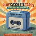thumbnail image 4 of Kchsji Retro Mini Cassette Player Keychain With Recorder, Pocketable Vintage Audio Recorder And Playback, Novelty Music Gadget Gift, Portable Pocket Cassette Toy With Easy Controls, 4 of 4