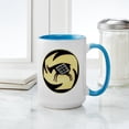 thumbnail image 4 of CafePress - MIMBRES BUTTING GOAT BOWL DESIGN Large Mug - 15 oz Ceramic Large White Novelty Mug, 4 of 4